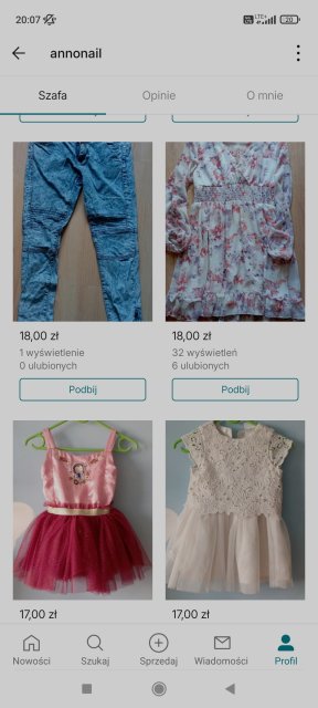 Pokaż swój profil na Vinted