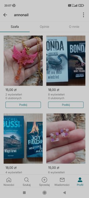 Pokaż swój profil na Vinted