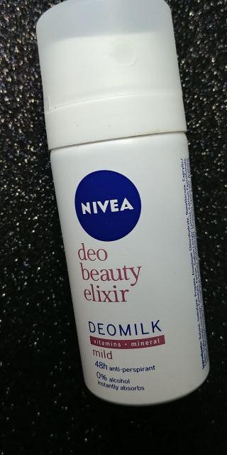 Nivea Deo Beauty Elixir, Deomilk, Vitamins & Mineral, Antyperspirant w sprayu, 48h, Mild