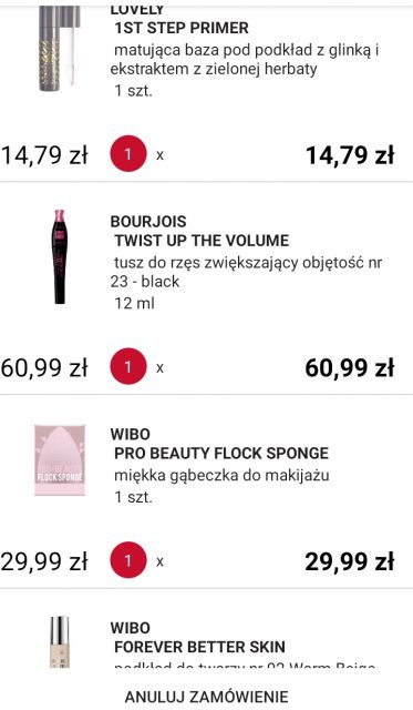 Rossman 55 procent wyprzedaż