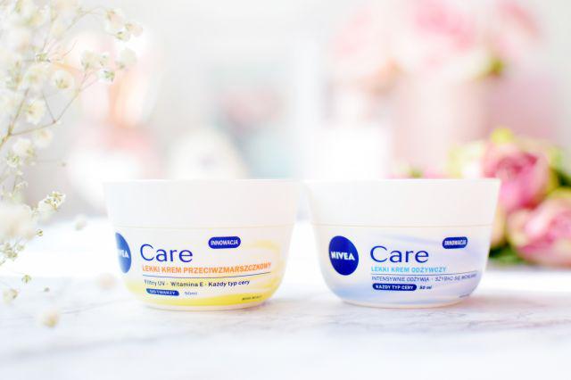 Nivea Care, Lekki krem odżywczy, lekki krem przeciwzmarszczowy