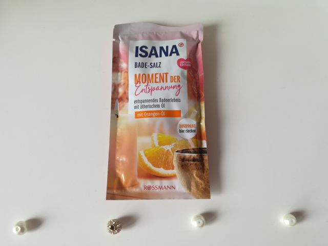 Isana sol do kąpieli, Moment der Entspannung, olejek z pomarańczy