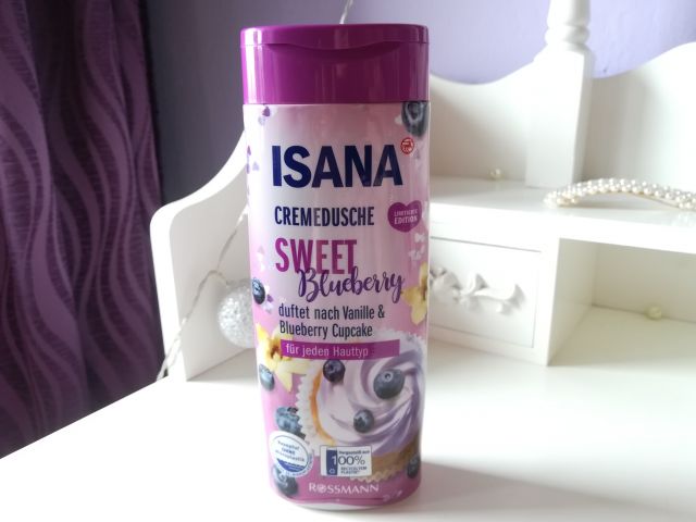 Isana Żel pod prysznic, Sweet Blueberry