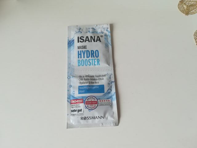 Isana Hydro Booster, Maseczka do twarzy, Nawilżająca