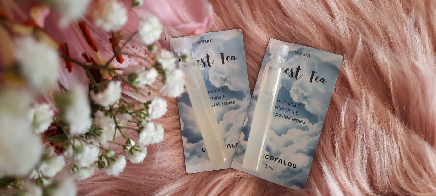 unicornlab Serum do twarzy, Honest Tea, Olejowe, Na bazie witaminy C, Rozjaśniające