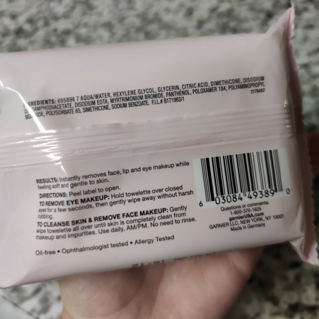 Garnier Skin Active, Chusteczki do demakijażu z płynem micelarnym, Skóra wrażliwa