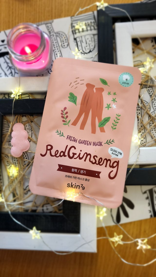 SKIN 79 Maska do twarzy w płacie, Fresh Garden Mask, Red Ginseng