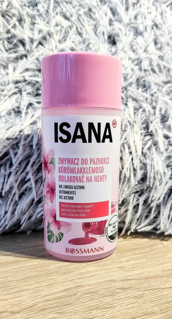 Isana Zmywacz do paznokci, Świeży-owocowy zapach