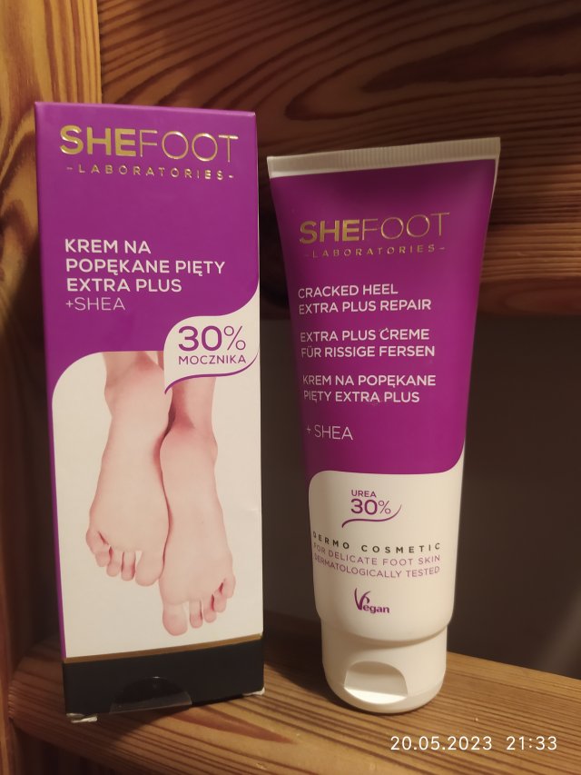 SheFoot Laboratories, Krem na suche i pękające pięty, Shea