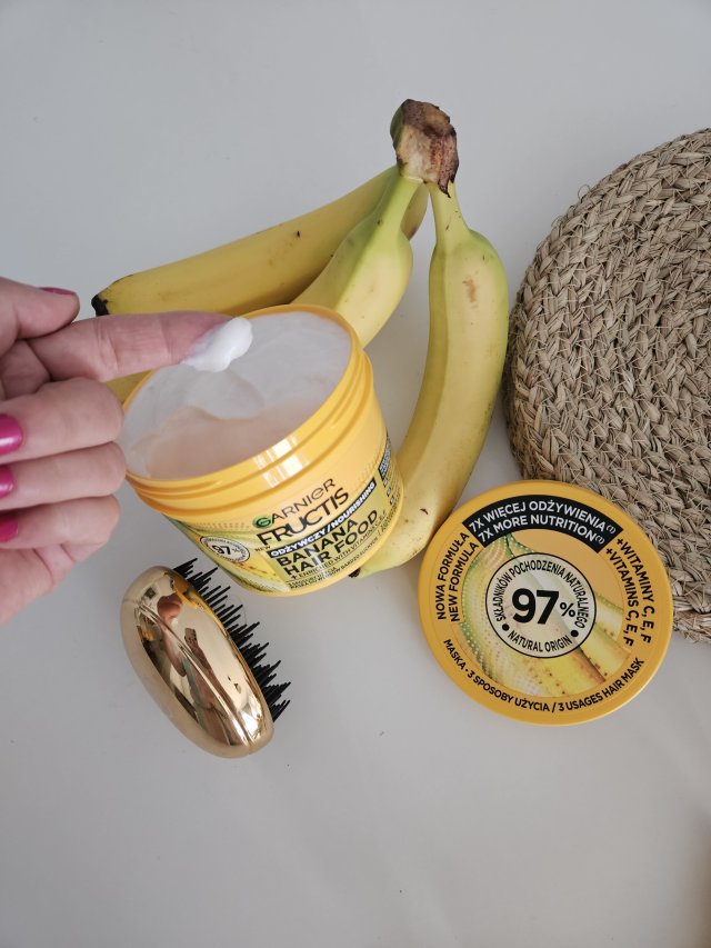Garnier Fructis, Hair Food, Maska do włosów, Banan