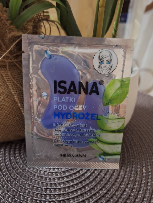 Isana Płatki hydrożelowe z kwasem hialuronowym i aloesem