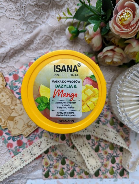 Isana bazylia mango maska