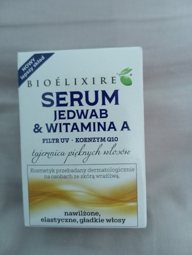 Bioélixire Serum do włosów, Jedwab + witamina A