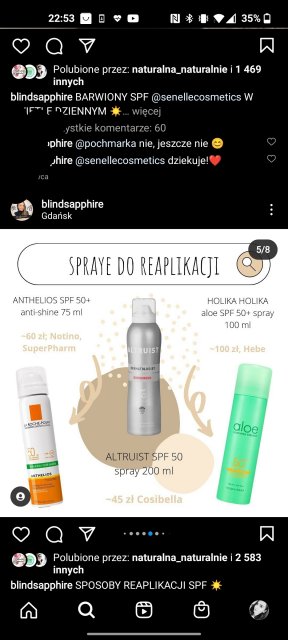 Dobry SPF do reaplikacji na makeup🤔