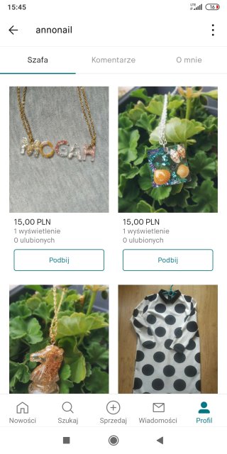 Pokaż swój profil na Vinted