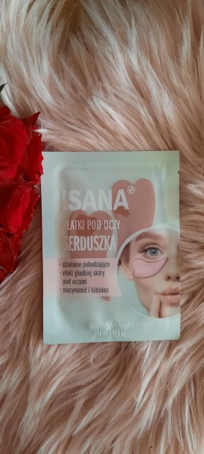 Isana Płatki pod oczy, Hydrożelowe, Serduszka