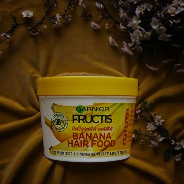 Garnier Fructis, Hair Food, Maska do włosów, Banan