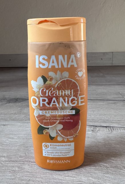 Isana Żel pod prysznic, Creamy Orange