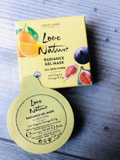 Oriflame Love Nature, Maseczka do twarzy, Nadająca promienności, Organiczna pomarańcza i figa