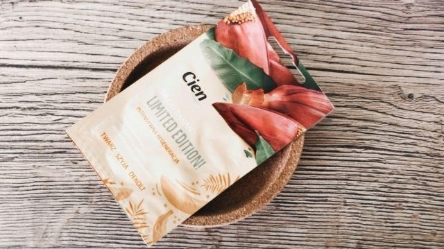 Cien Maseczka do twarzy, Limited Edition!, Intensywna regeneracja, Rajski Banan