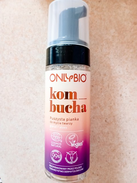 OnlyBio Pianka do mycia twarzy, Puszysta, Kombucha