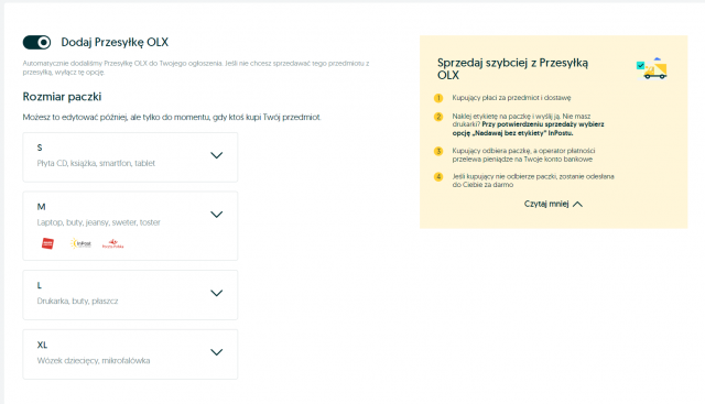 Pokaż swój profil na OLX i Sprzedajemy.pl