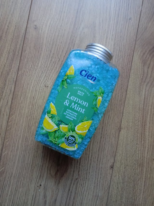 Cien Sól do kąpieli, Orzeźwiająca, Cytryna i mięta