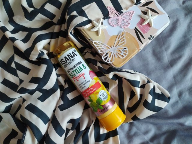 Isana Professional, Odżywka do włosów, Bazylia & Mango