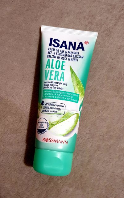 ISANA Aloe Vera, Krem do rąk i paznokci