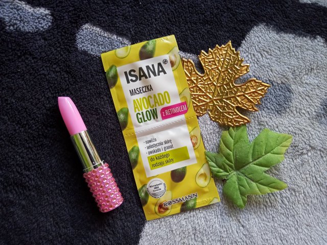 Isana Maseczka do twarzy, Avocado Glow, Z retinolem