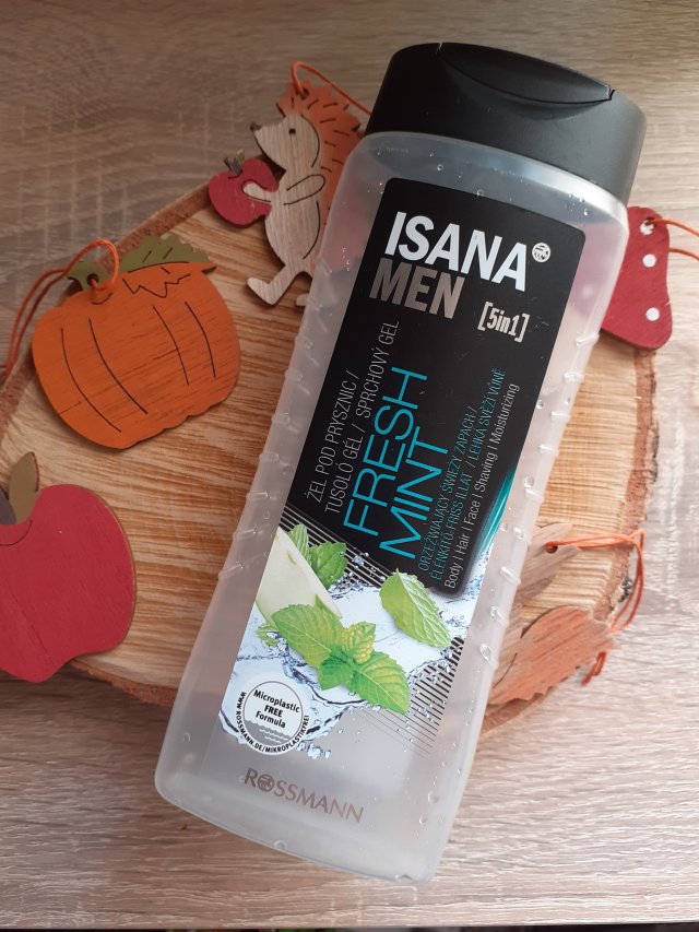 Isana Żel pod prysznic, Men, Fresh Mint