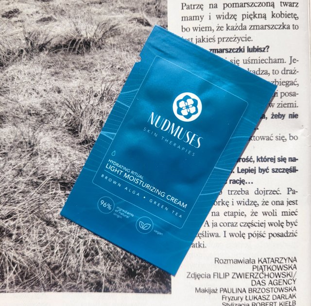 Nudmuses Krem do twarzy, Hydrating Ritual, Lekki, Nawilżający, Brown Alga & Green Tea