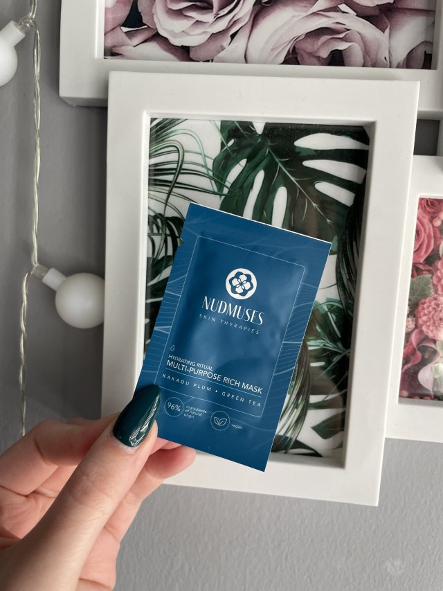 Nudmuses Maska do twarzy, Hydrating Ritual, Wielozadaniowa, Nawilżająca, Kakadu Plum & Green Tea