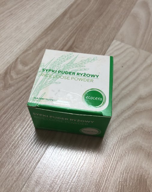 Ecocera Puder do twarzy, Fixer, Ryżowy