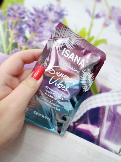 Isana Maska do twarzy w płacie, Summer Vibes