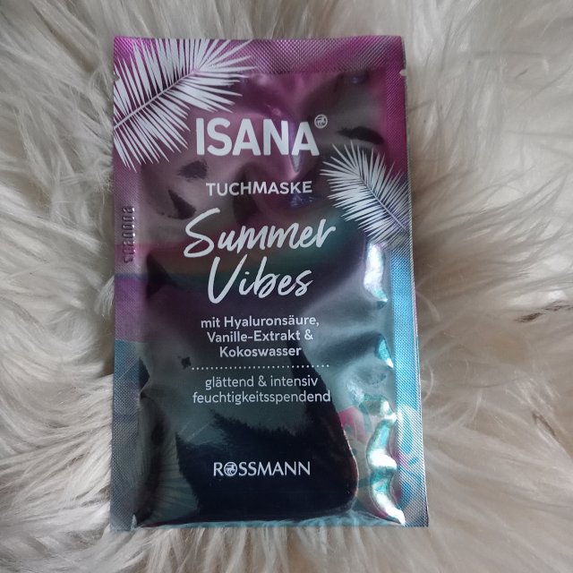Isana Maska do twarzy w płacie, Summer Vibes