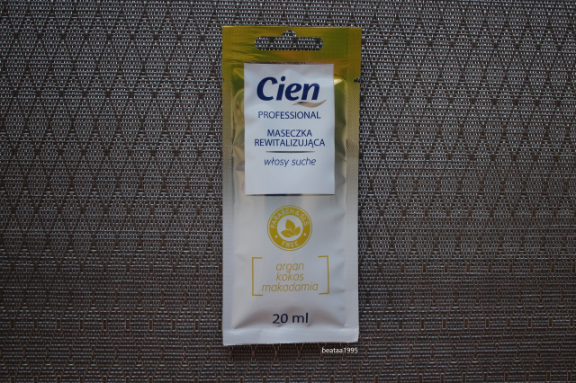 Cien Maseczka do włosów, Rewitalizująca, Argan, kokos i makadamia