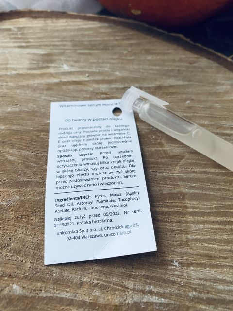 Unicornlab Honest Tea Rozjaśniające Serum Olejowe Na Bazie Witaminy C