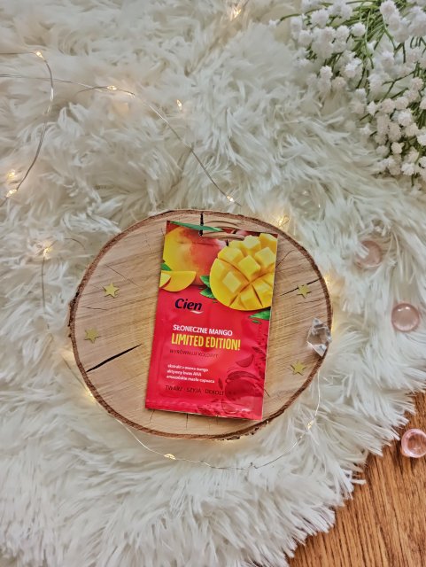 Cien Maseczka do twarzy, Limited Edition!, Wyrównuje koloryt, Słoneczne mango