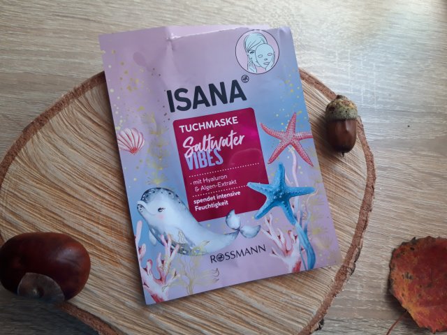 Isana Maseczka do twarzy w płacie, Saltwater Vibes