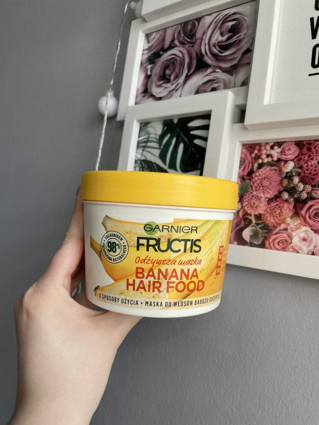 Garnier Fructis, Hair Food, Maska do włosów, Banan
