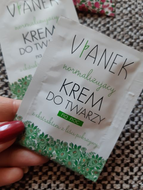 Sylveco Vianek, Krem do twarzy na noc, Seria zielona, Normalizujący