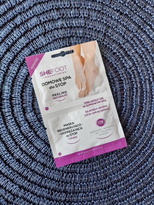 SheFoot Domowe Spa, Maska i peeling do stóp