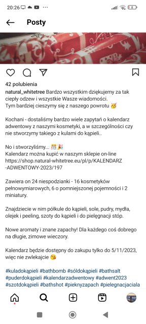 Kalendarze adwentowe 2023