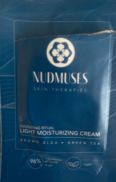 Nudmuses Krem do twarzy, Hydrating Ritual, Lekki, Nawilżający, Brown Alga & Green Tea