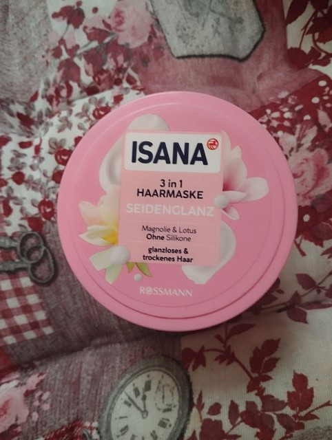 Isana Maska do włosów 3w1, Seiden Glanz, Jedwabisty połysk