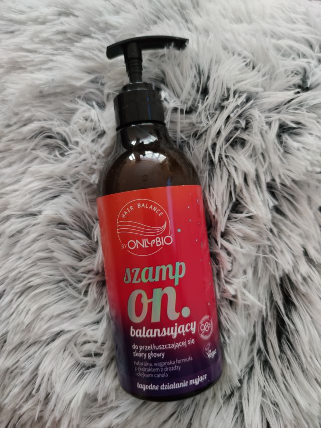 OnlyBio Hair Balance, Szampon do włosów, Balansujący, Do przetłuszczającej się skóry głowy