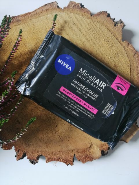 Nivea MicellAIR Skin Breathe, Profesjonalne chusteczki do demakijażu