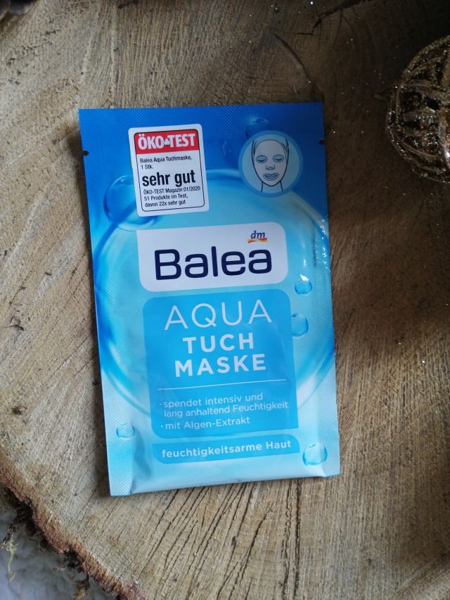 Balea Maseczka do twarzy w płacie, Aqua