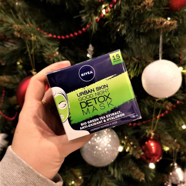 Nivea Urban Skin Detox, Maska do twarzy, 1-minutowa z zieloną herbatą i kwasem hialuronowym, Moisturise